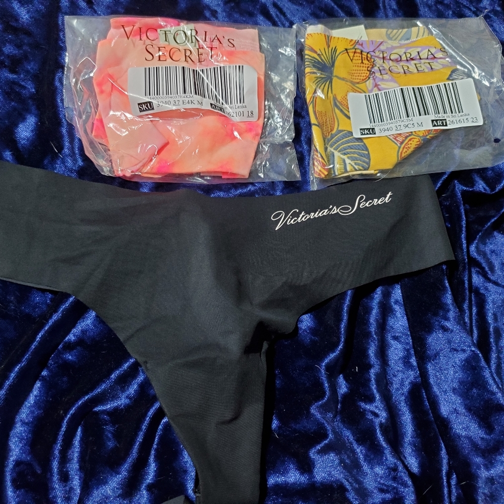 3 pairs of Pink panties size medium